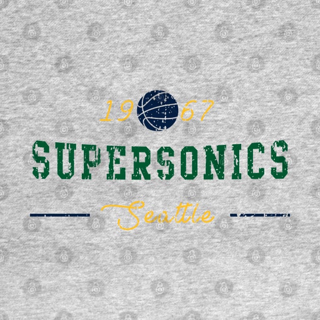 Seattle Supersonics by HomePlateCreative